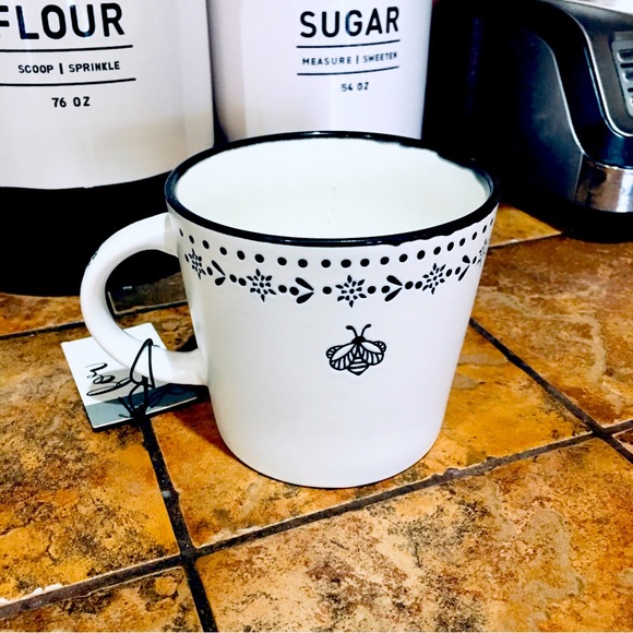 BEE Yourself coffee tea mug cup coastal cottage core farmhouse kitchen - Picture 4 of 4